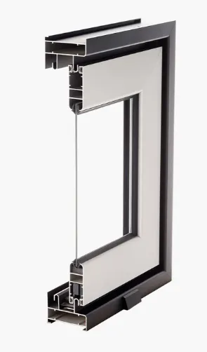 Clad windows system illustration